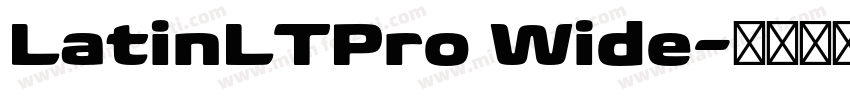 LatinLTPro Wide字体转换